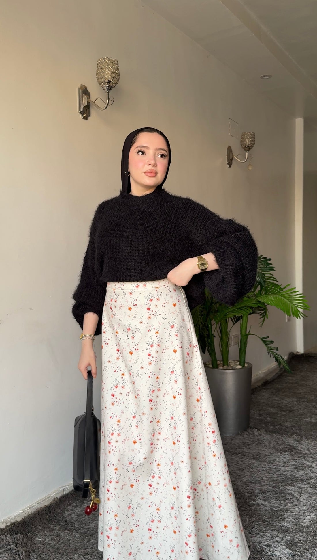 Floral skirt