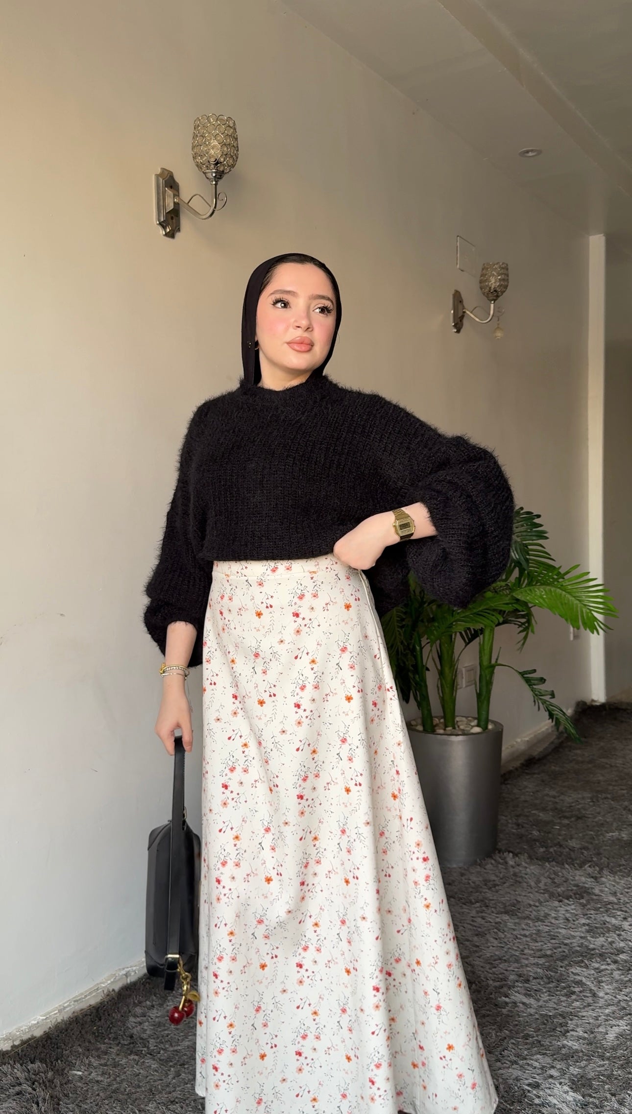 Floral skirt