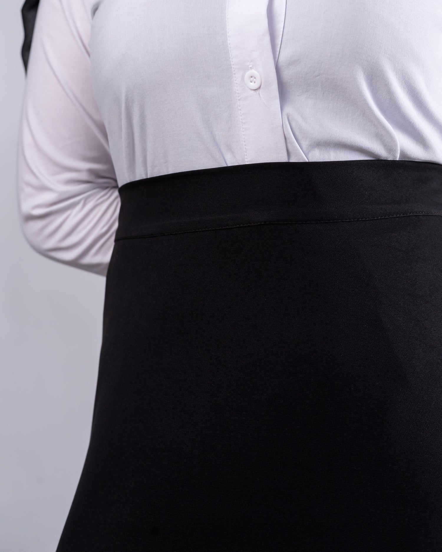 A line Black Skirt