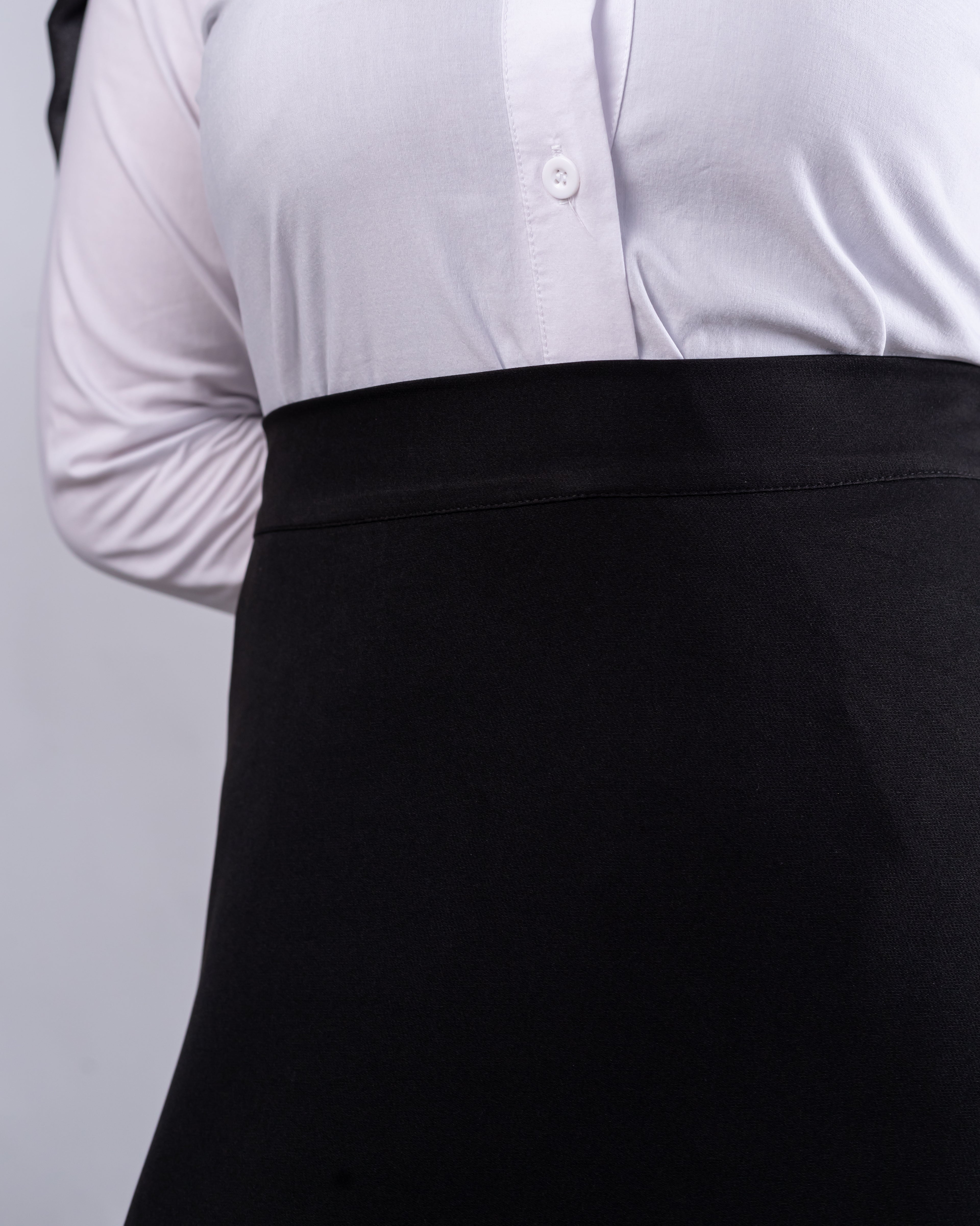 A line Black Skirt