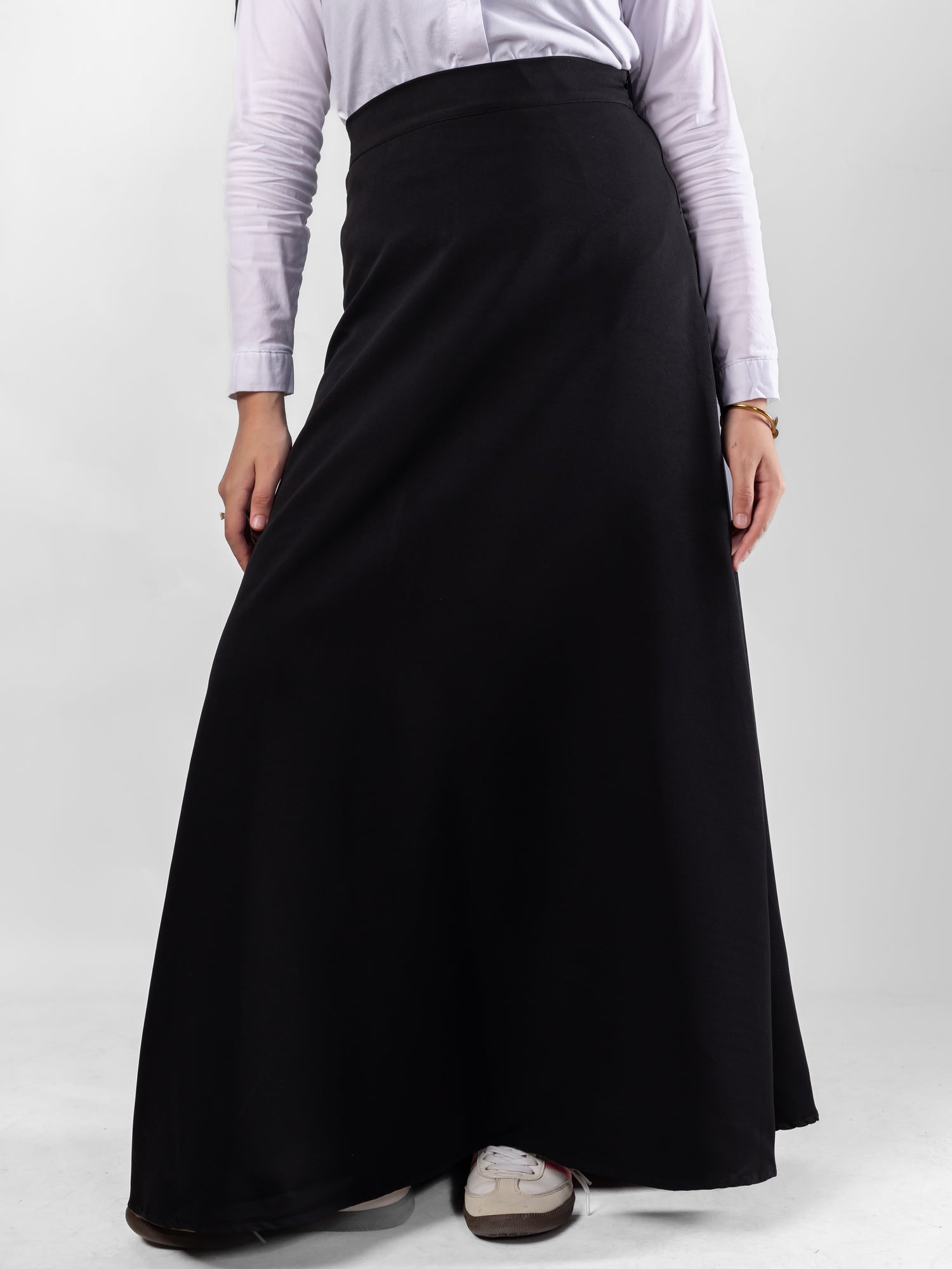 A line Black Skirt