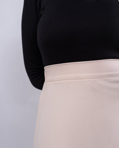 A line Beige Skirt