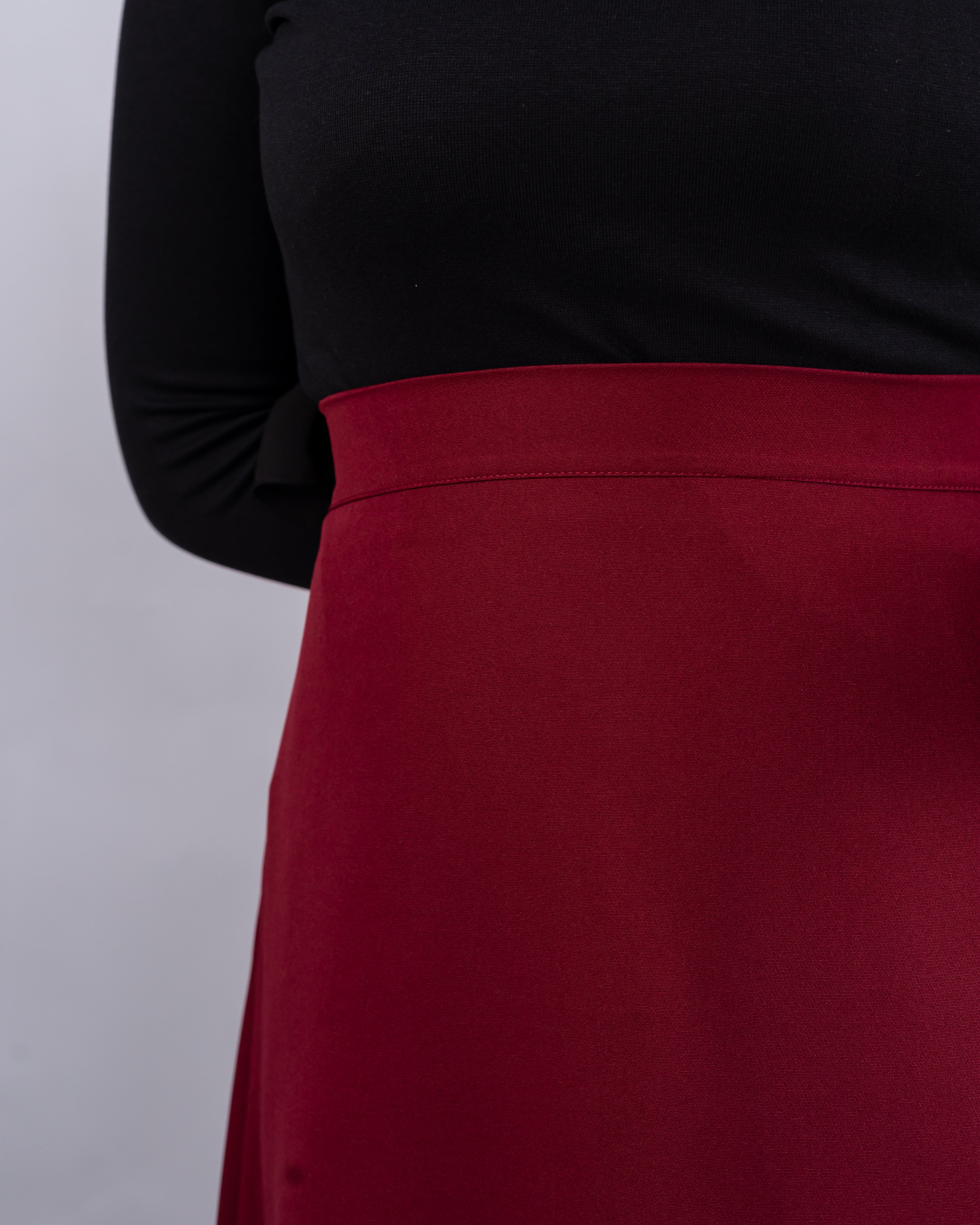 Burgundy Skirt