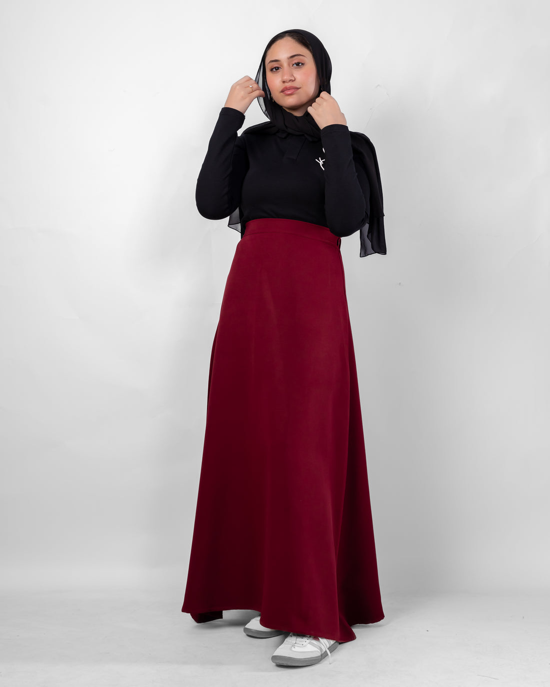 Burgundy Skirt