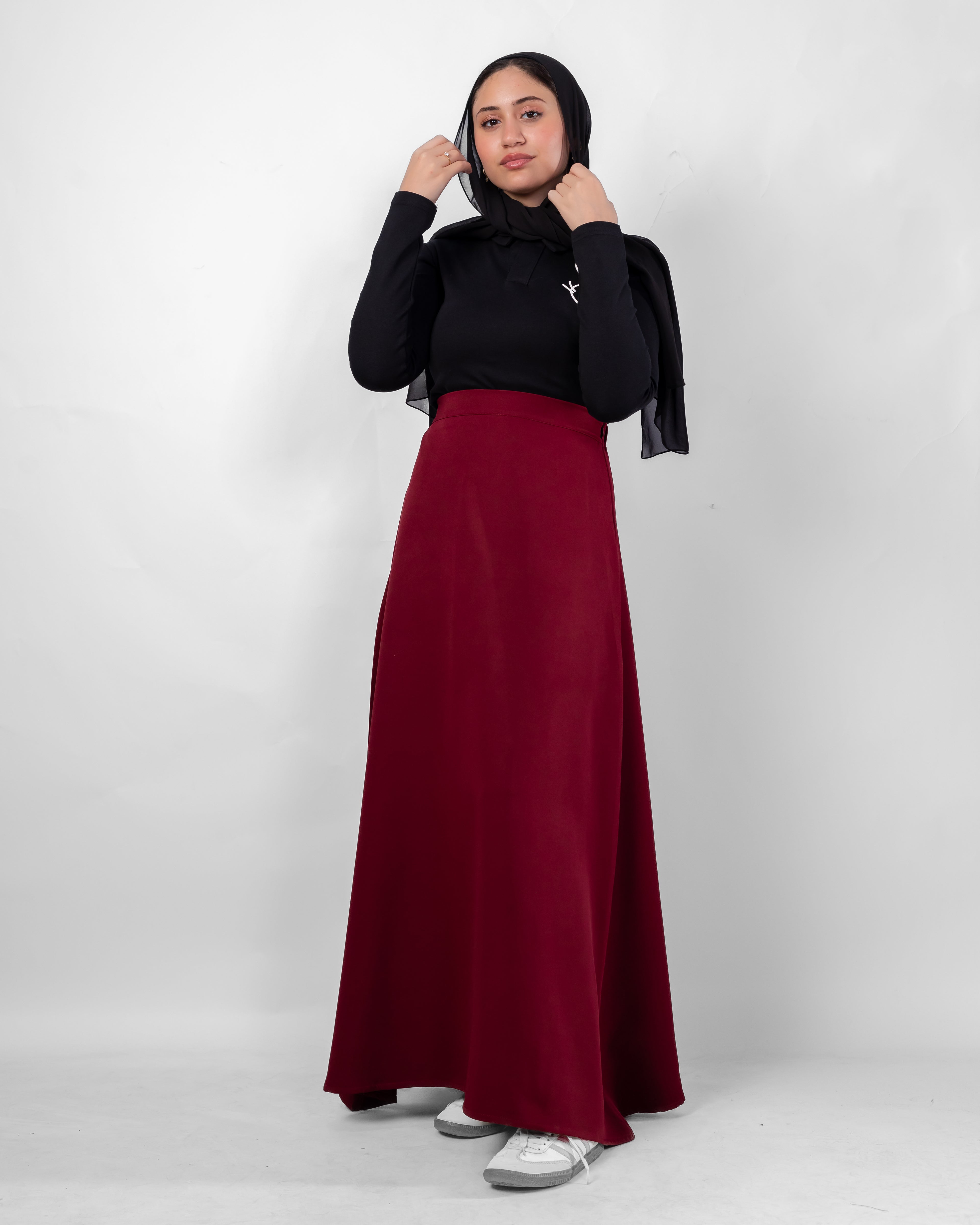 Burgundy Skirt