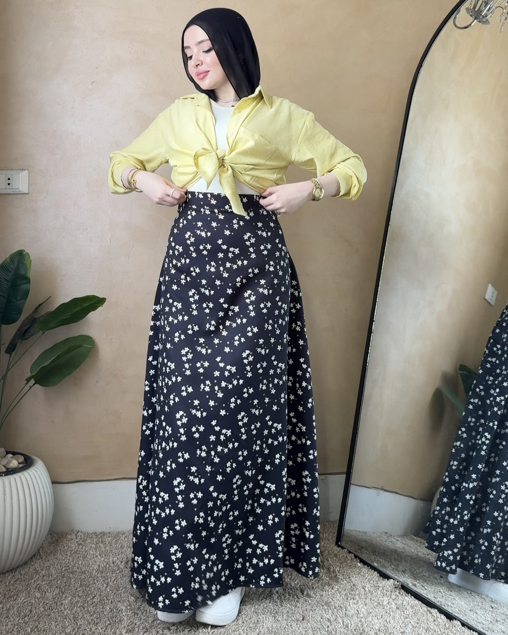 سكيرت ورود - أسود