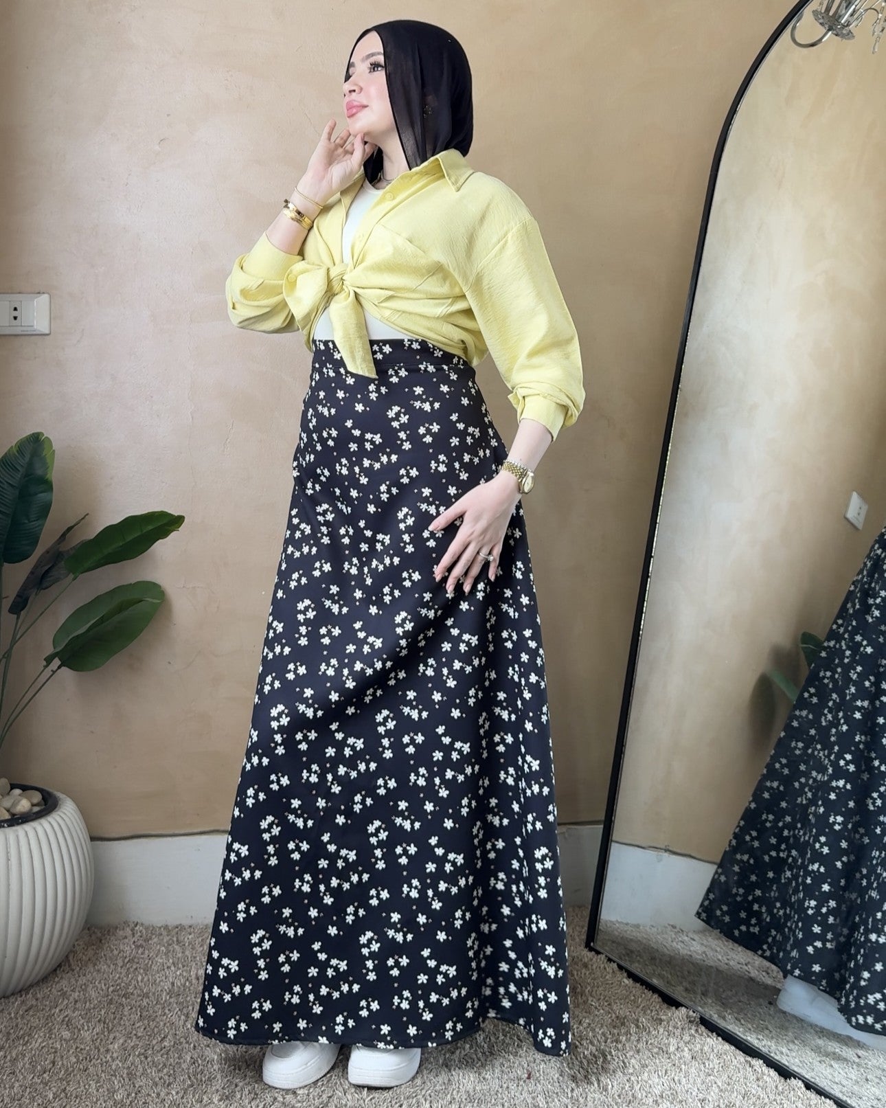 سكيرت ورود - أسود