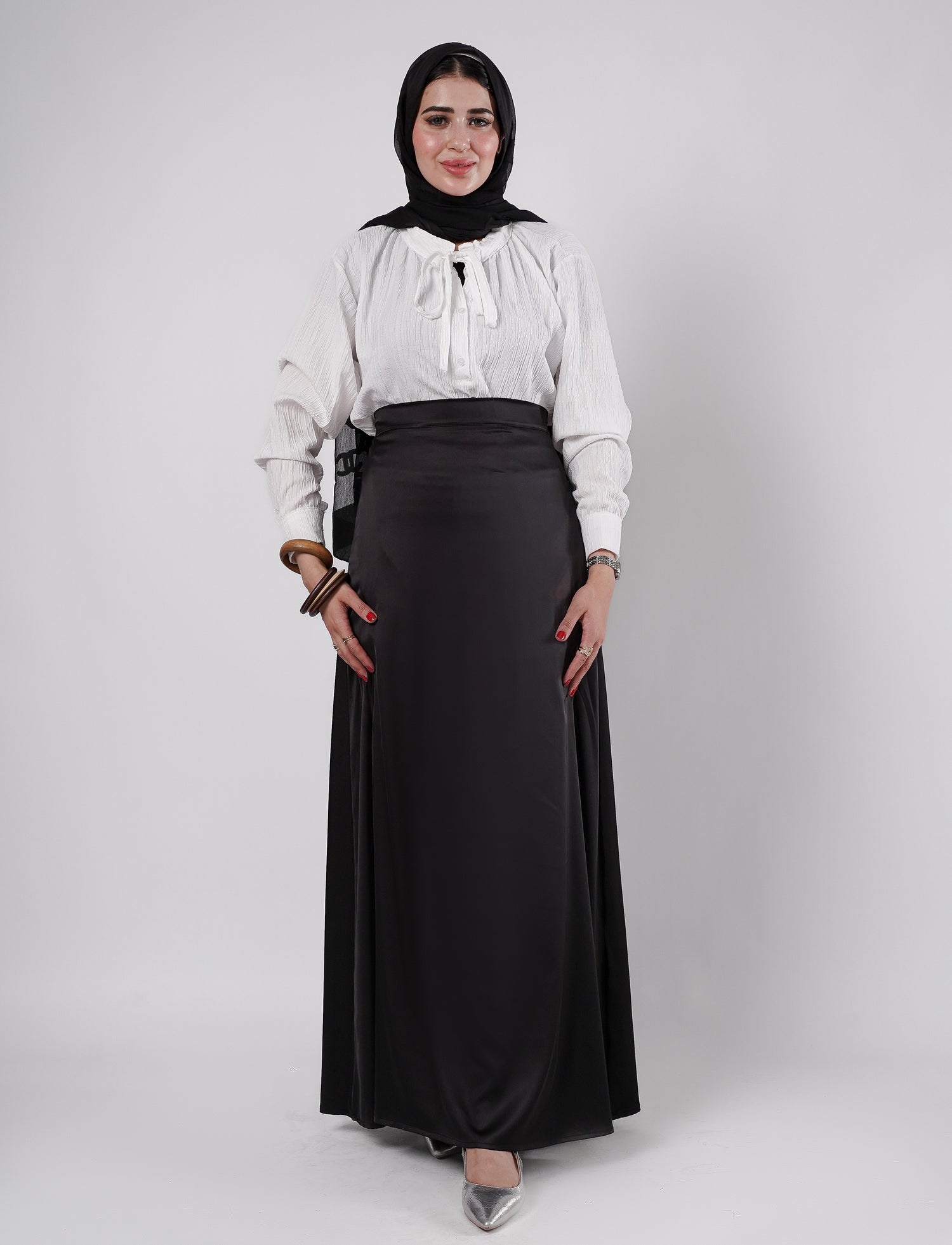 Sundus — Satin Skirt