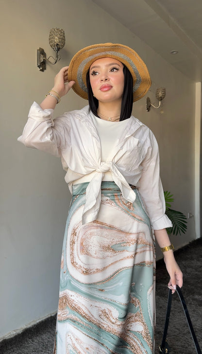 Marble skirt