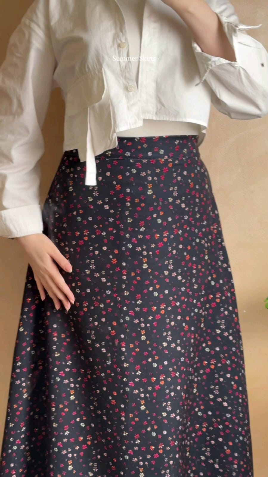 Maxi Floral Skirt