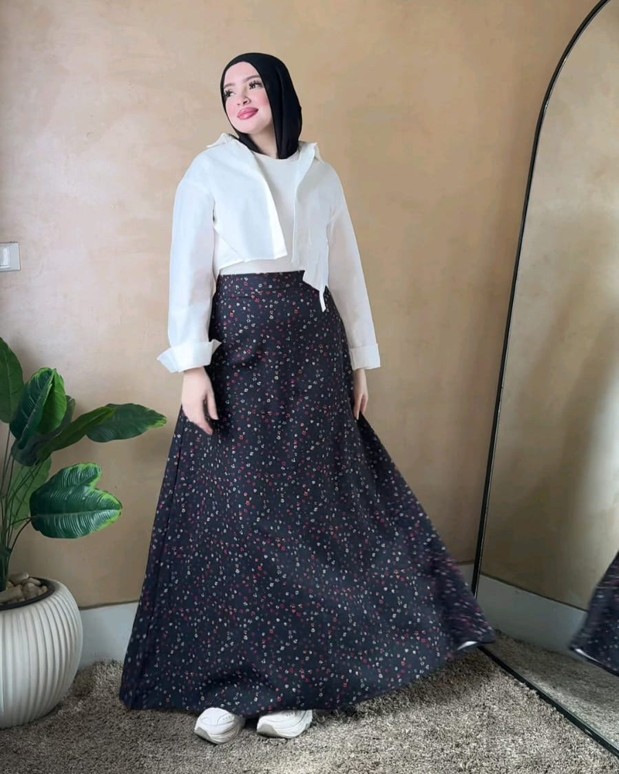Maxi Floral Skirt