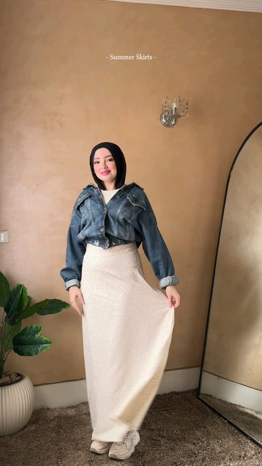 Rose Gold Floral skirt